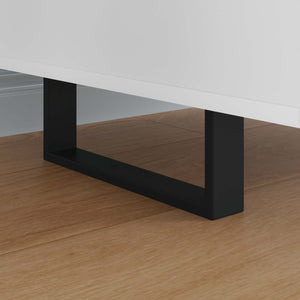Möbelbeine Eisen Schwarz 12er-Set