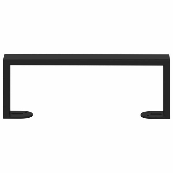 Möbelbeine Eisen Schwarz 12er-Set