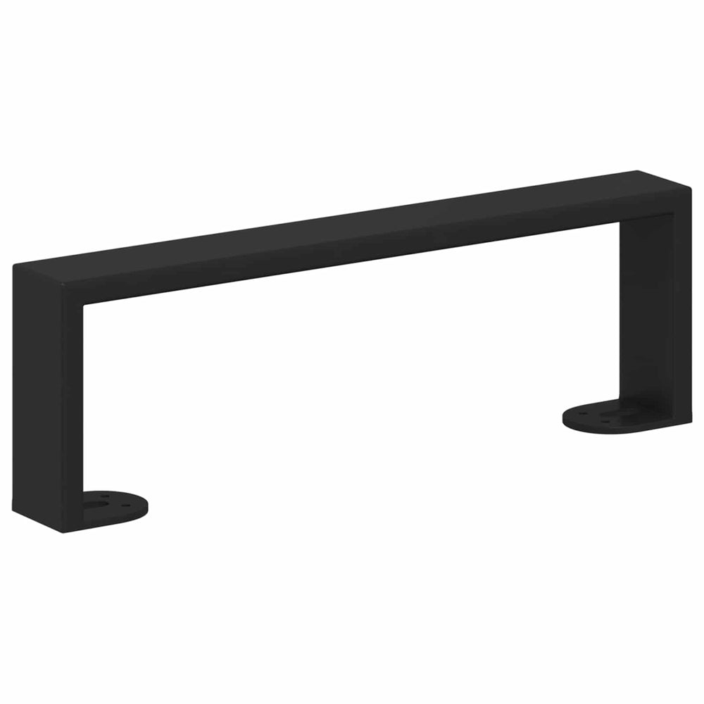 Möbelbeine Schwarz Eisen 2er-Set
