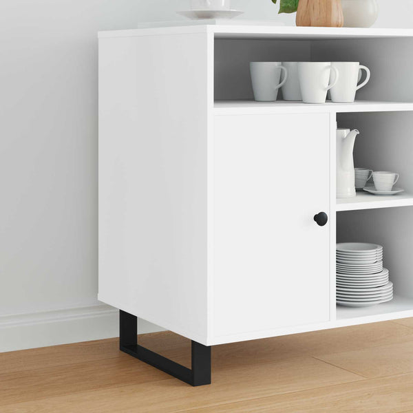 vidaXL Pieds de meubles 12 pcs Noir 341 x 40,5 x 100 mm Fer
