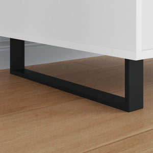Möbelbeine Schwarz Eisen 12er-Set