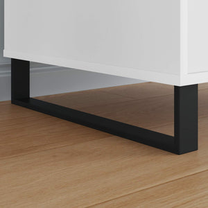 Möbelbeine Schwarz Eisen 2er Set