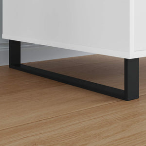 Möbelbeine Schwarz Eisen 2er-Set