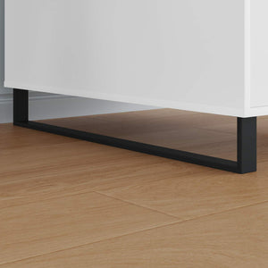 Möbelbeine Eisen Schwarz 12er-Set