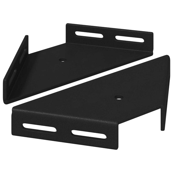Eckhalterungen Schwarz, 2er Set