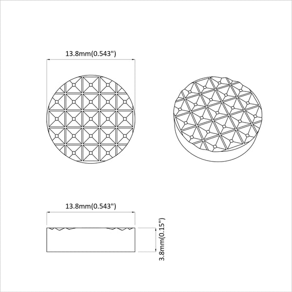 Möbelgleiter Schwarz 14 mm, 2 Stk.