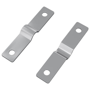Einschlagplatte Silber 2er Set 50x10x1,2mm