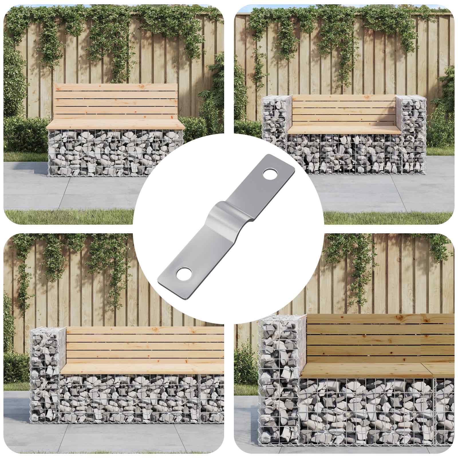 Einschlagplatten Silber Eisen 9000 Stk.