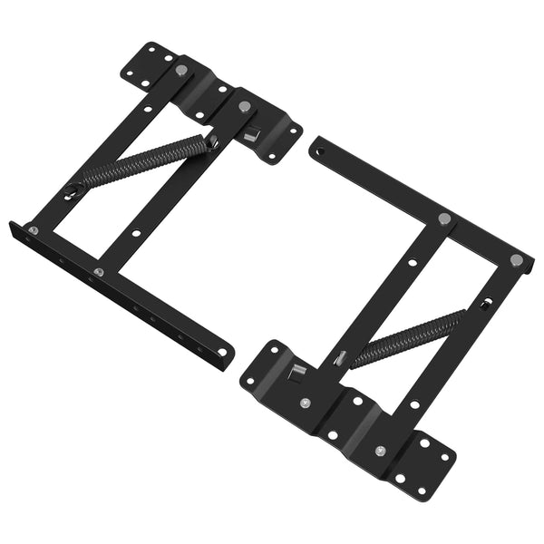 Bettliftmechanismus 2er-Set Schwarz