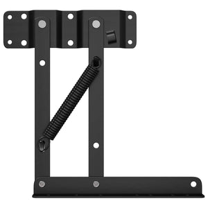 Bettliftmechanismus 2er-Set Schwarz