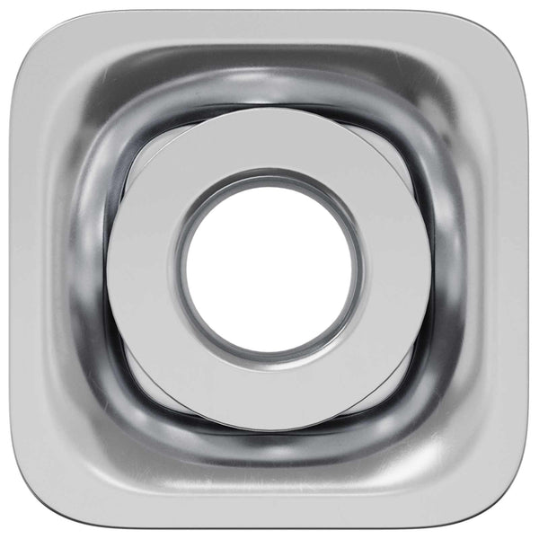 vidaXL Threaded Pipe Insert 1818 pcs Black and Silver