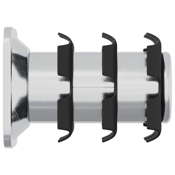 vidaXL Threaded Pipe Insert 1818 pcs Black and Silver