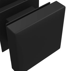 vidaXL Embouts 10909 pcs Noir 15 x 15 x 15 mm PP
