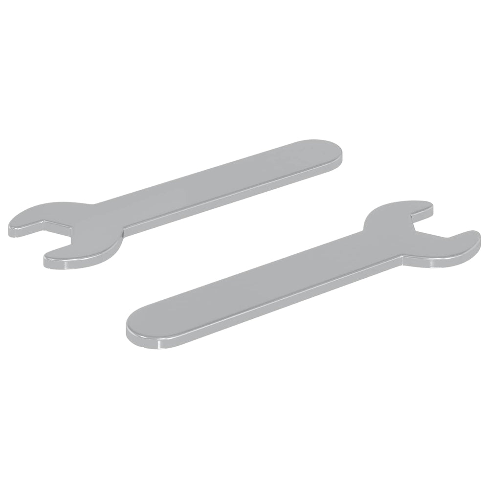 Schlüssel 2er-Set Silber 10 mm
