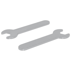 Schlüssel 2er-Set Silber 10 mm
