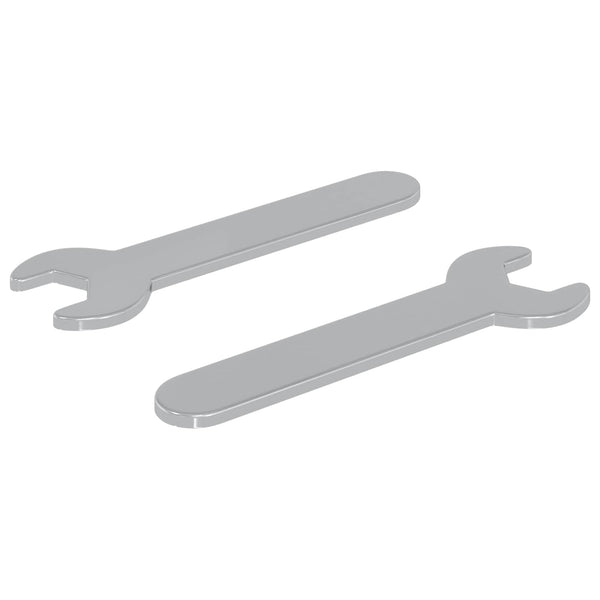 Schlüssel 2er-Set Silber 10 mm