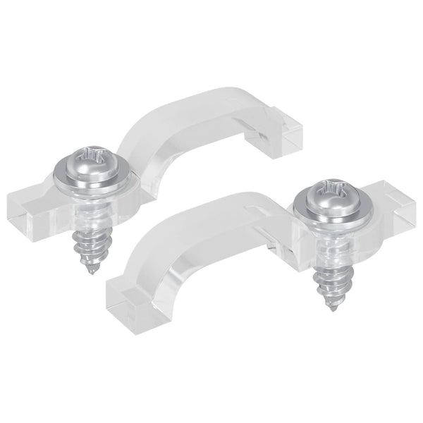 LED Streifen Clips Transparent, 2 Stk.