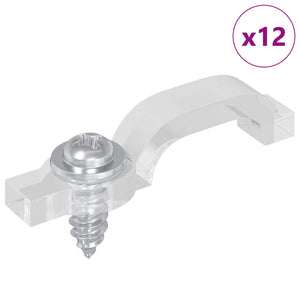 LED Streifen Clips Transparent 12er-Set