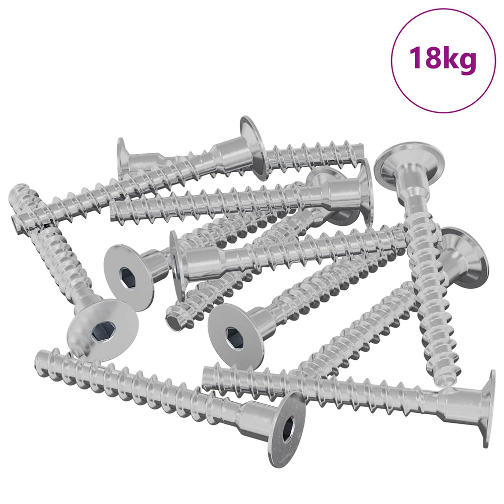 Zink-beschichtete Schrauben 5x40 mm, 5143 Stk.