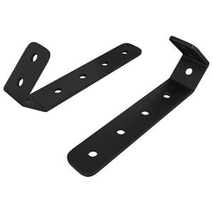 Schwarze Eisenhaken M5 x 110 mm, 2er-Set