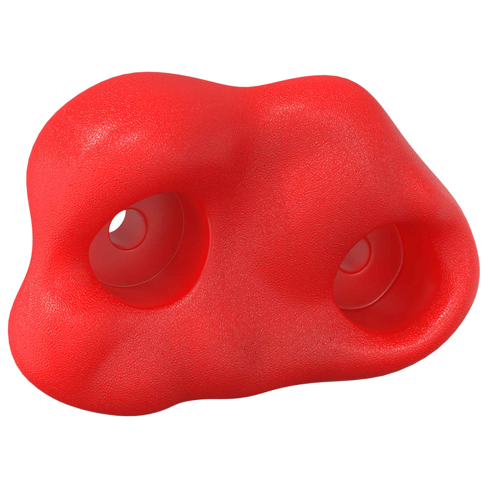vidaXL Prise d'escalade 2 pcs Rouge 100 x 67 x 43 mm PP