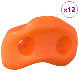 Klettergriffe 12er Set Orange