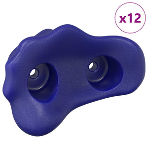 Klettergriffe Blau, 12er Set