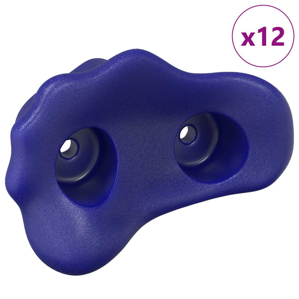 Klettergriffe Blau, 12er Set