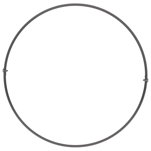 Schwarzer Pflanzenring 30x30x20cm Stahl