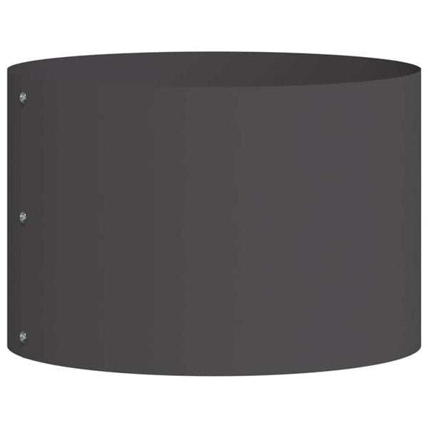 Pflanzenring 5er Set Schwarz Stahl 30x30x20cm