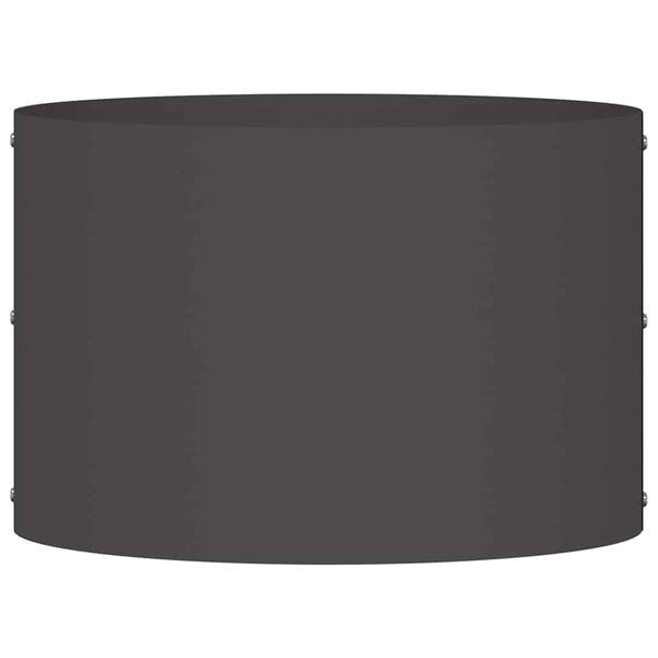 Pflanzenring 5er Set Schwarz Stahl 30x30x20cm