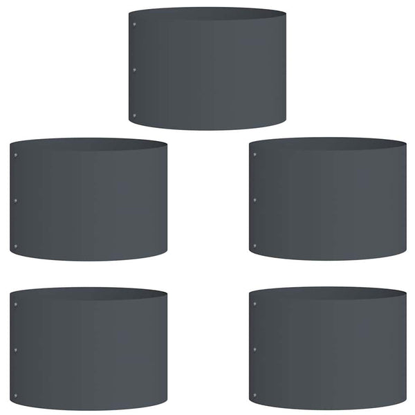Pflanzenring Anthrazit 5er Set