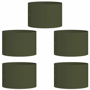 Pflanzenring 5er Set Olivgrün 30x30x20cm