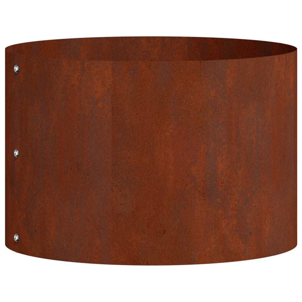 Pflanzenring Braun Wetterfeststahl 30x30x20cm