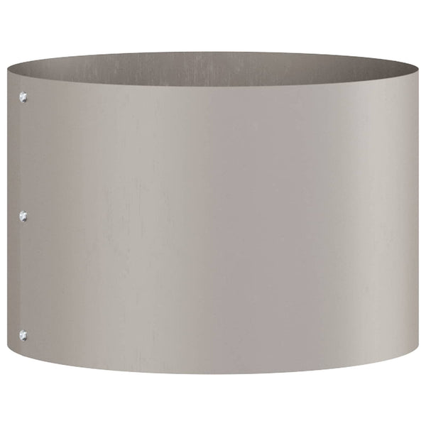 vidaXL Anneau de jardin surélevé marron 30 x 30 x 20 cm en acier résistant aux intempéries