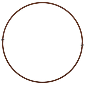 vidaXL Anneau de jardin surélevé marron 30 x 30 x 20 cm en acier résistant aux intempéries