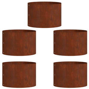 Pflanzenring 5er Set, Braun, 30x30x20 cm