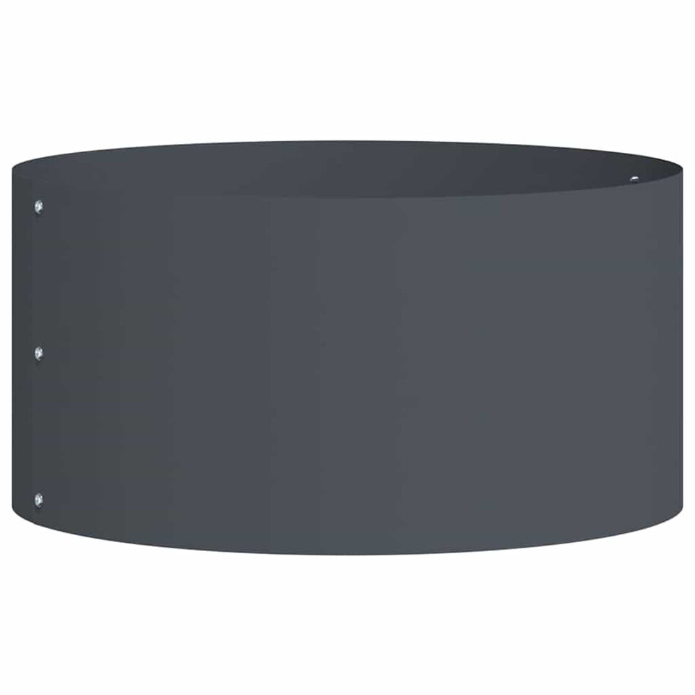 Anthrazit Pflanzenring 40x40x20cm Stahl