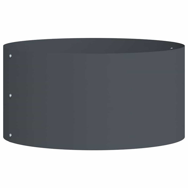 Anthrazit Pflanzenring 40x40x20cm Stahl