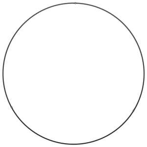 Schwarzer Pflanzenring Stahl 80x80x20cm