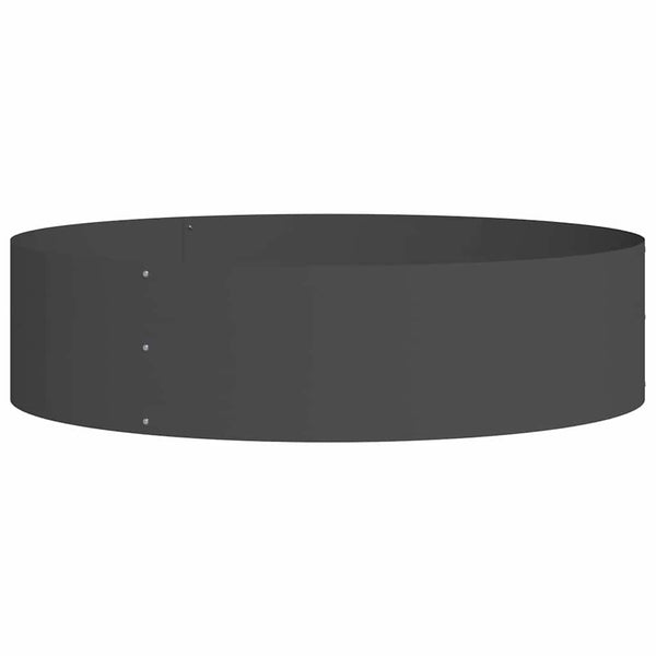Pflanzenring Schwarz Stahl 80x80x20cm 5er Set