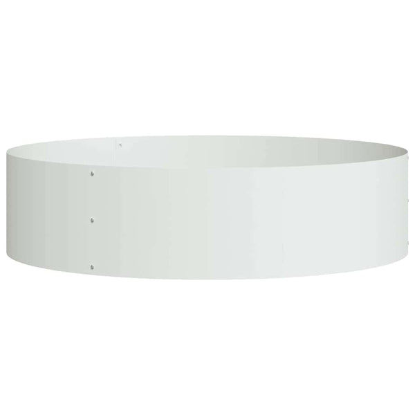 Pflanzenring 5er Set, Stahl, 80x80x20cm, Weiß