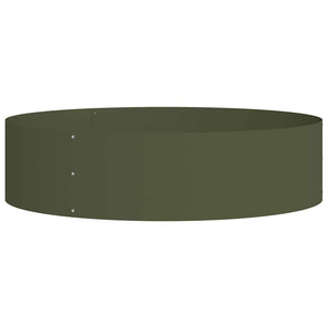 Pflanzenring Olive Grün 80x80x20cm Stahl