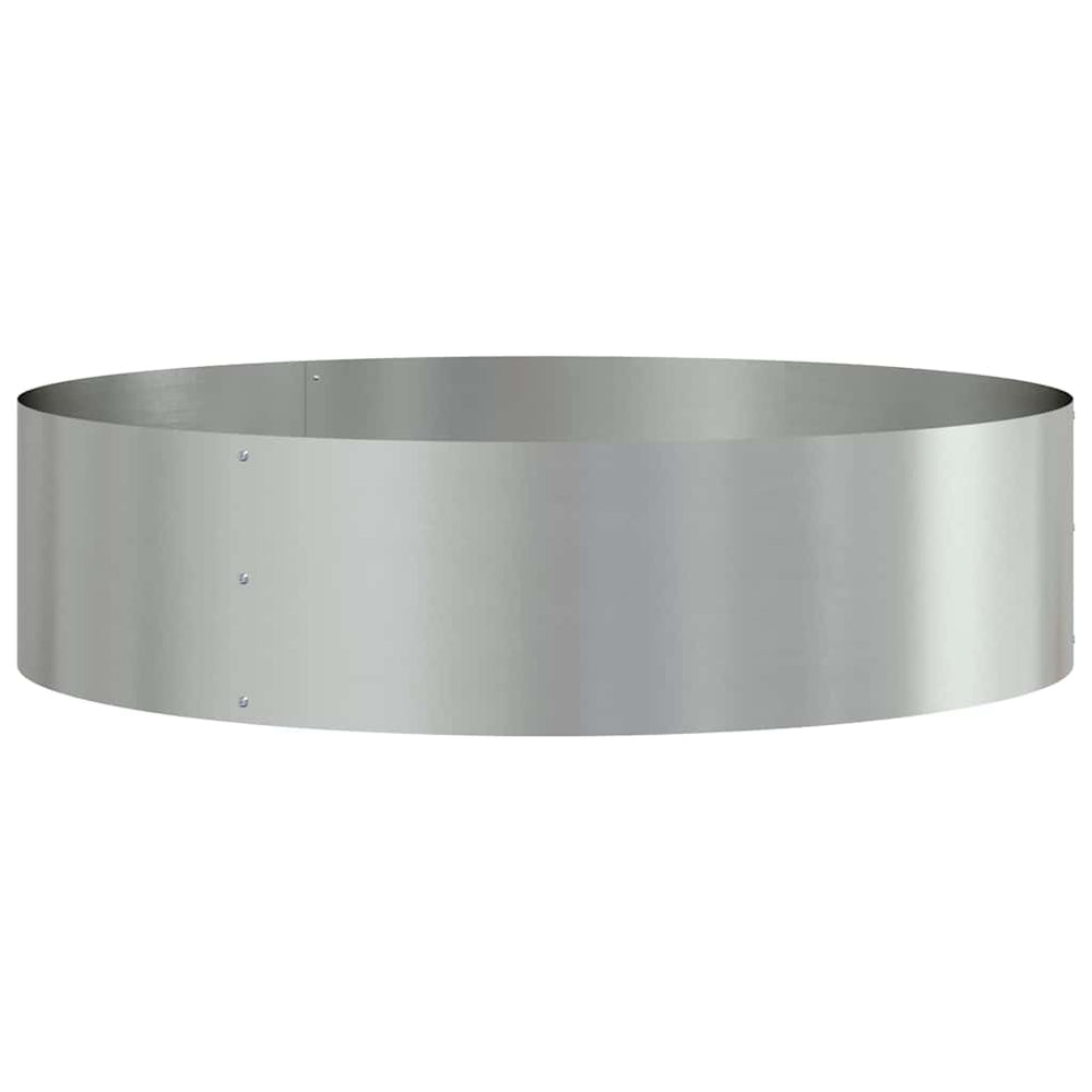 Pflanzenring Silber 80x80x20cm Verzinkt