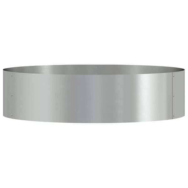 Pflanzenring Silber 80x80x20cm Verzinkt