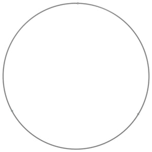Pflanzenring Silber 80x80x20cm Verzinkt