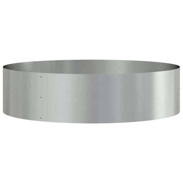 Pflanzenring Silber Verzinkt 80x80x20cm, 5er-Set