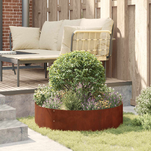 Pflanzenring 5er Set, Braun, 80x80x20cm