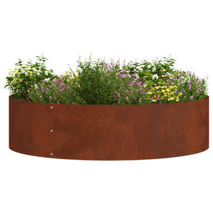 Pflanzenring 5er Set, Braun, 80x80x20cm
