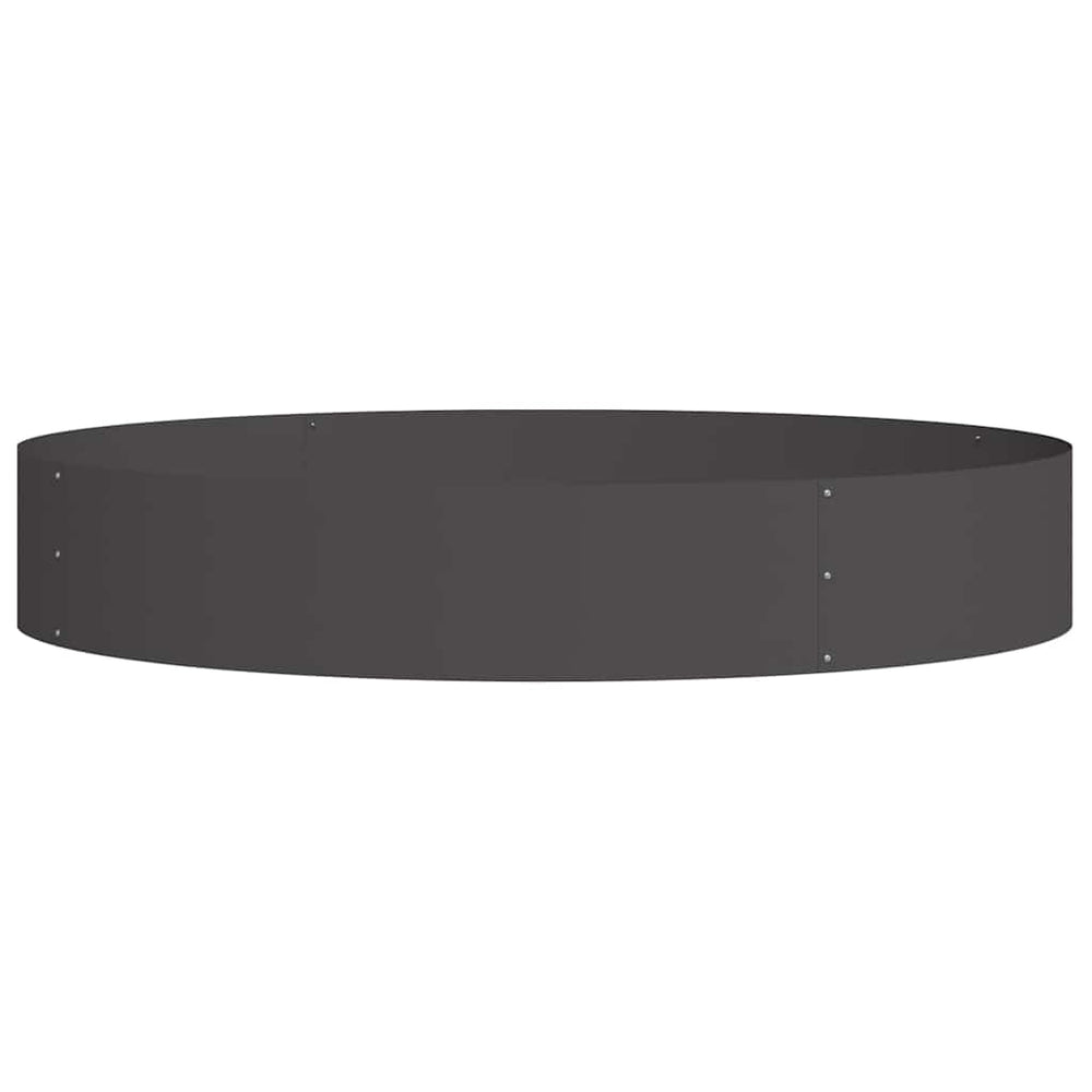 Pflanzenring Schwarz Stahl 120x120x20cm